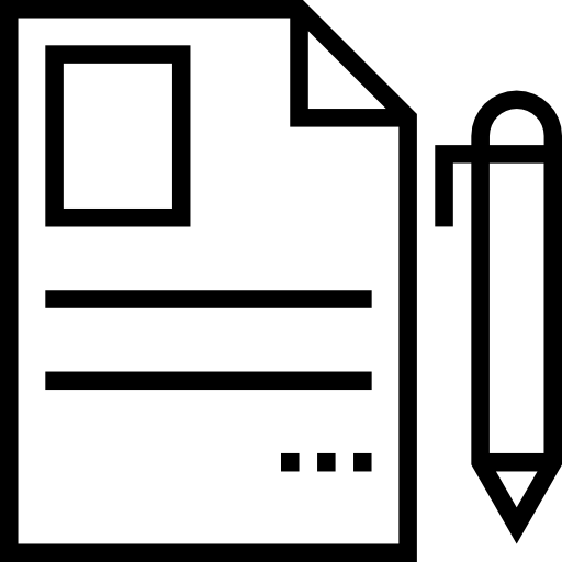vertrag Prosymbols Lineal icon