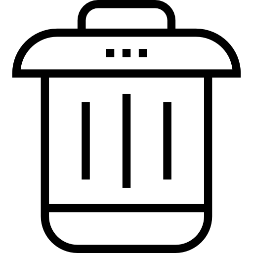 basura Prosymbols Lineal icono