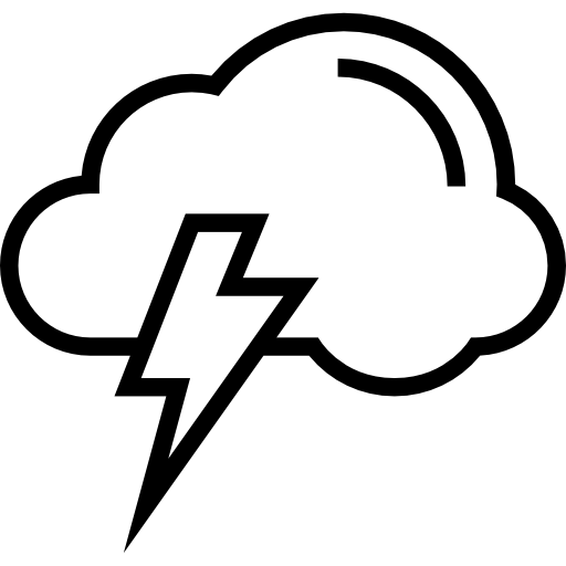tormenta Prosymbols Lineal icono