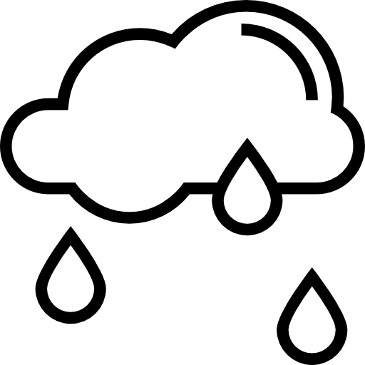 regen Prosymbols Lineal icoon