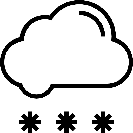 schnee Prosymbols Lineal icon