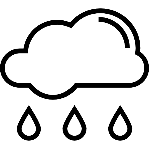 deszcz Prosymbols Lineal ikona