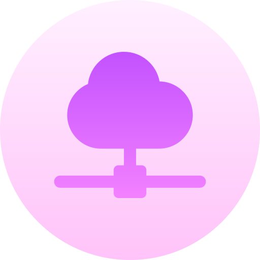 servidor en la nube Generic Flat Gradient icono