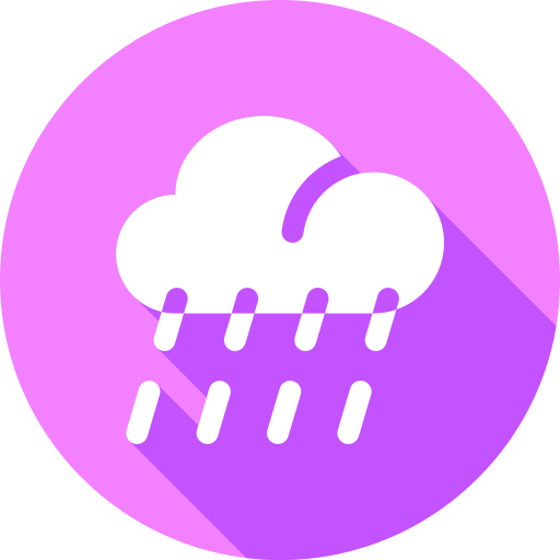 lluvia pesada Generic Flat icono