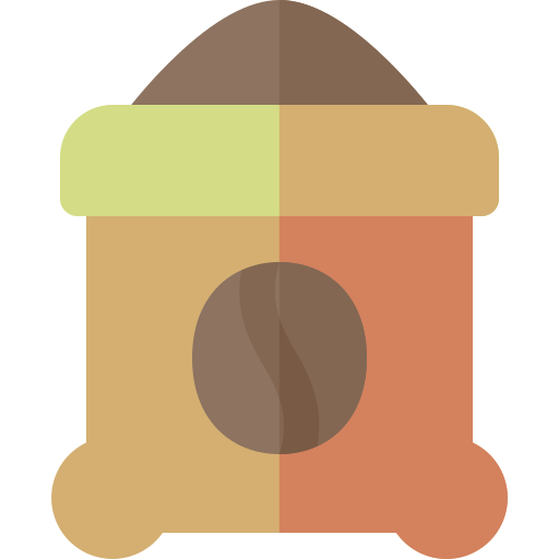 Кофейное зерно Generic Flat иконка