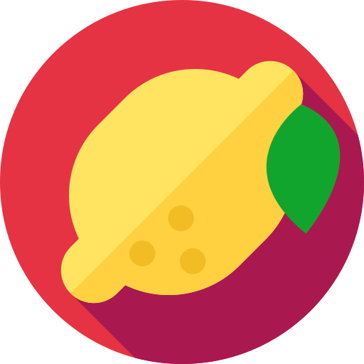 cytrynowy Flat Circular Flat ikona