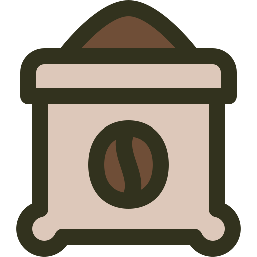 Coffee bean Generic Outline Color icon