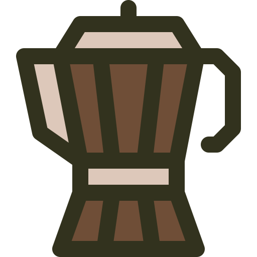 cafetera Generic Outline Color icono