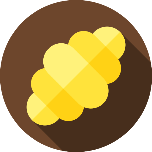 Gnocchi Flat Circular Flat icon