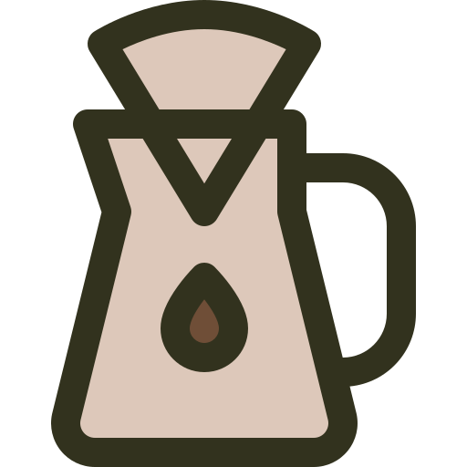 コーヒーフィルター Generic Outline Color icon