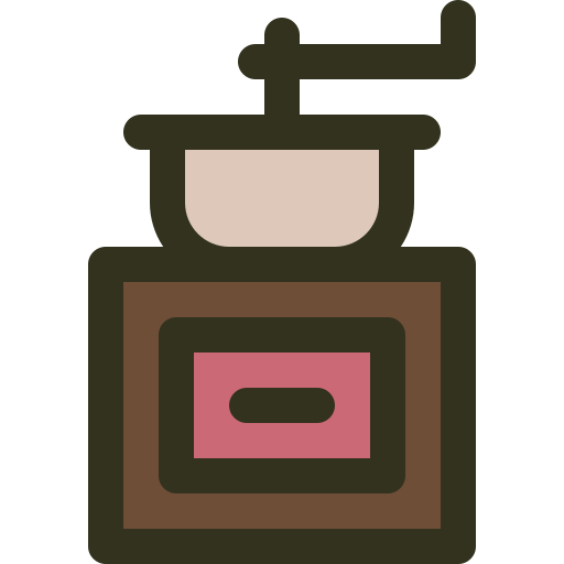 molinillo de cafe Generic Outline Color icono