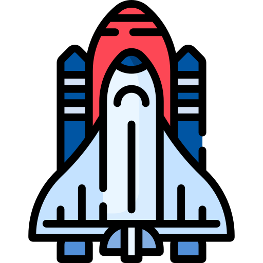 transbordador espacial Special Lineal color icono