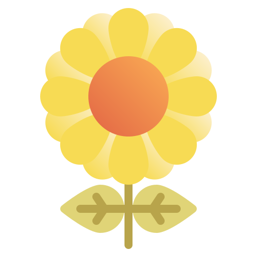 Sunflower Fatima Flat icon
