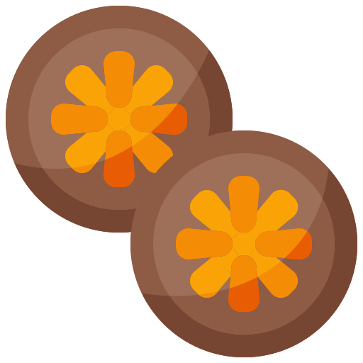 Dried fruit Generic Flat icon