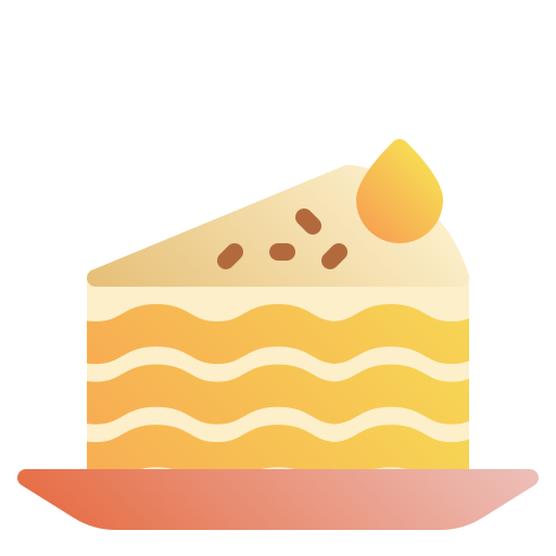 pezzo di torta Fatima Flat icona