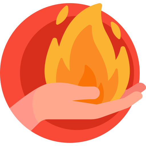 Fire Detailed Flat Circular Flat icon