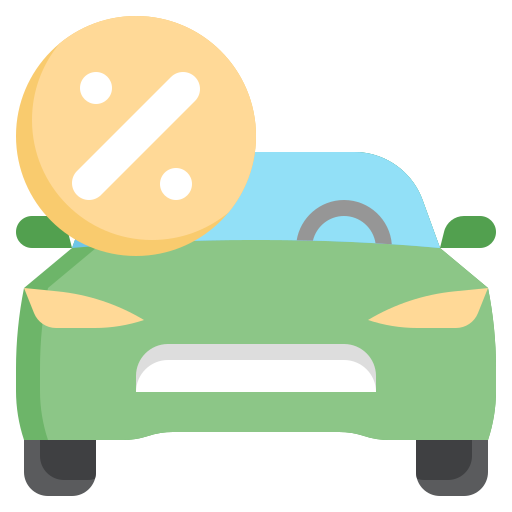 Car loan Surang Flat icon