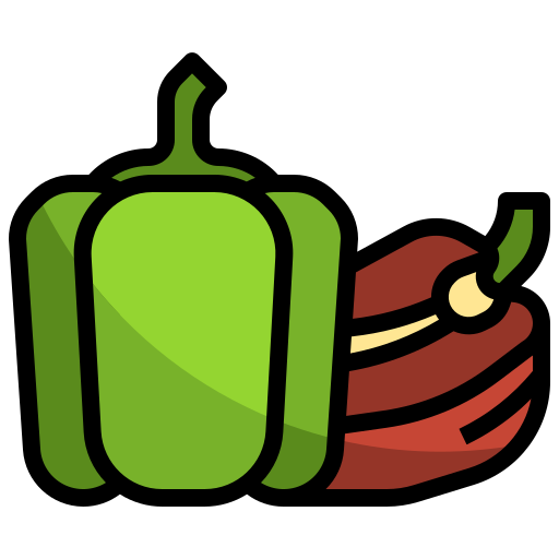 Bell pepper Surang Lineal Color icon