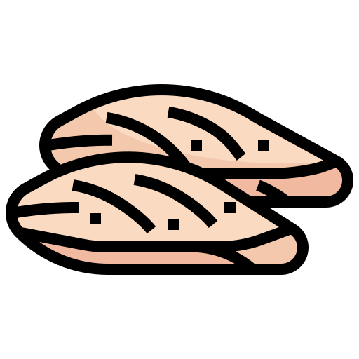 pierś z kurczaka Surang Lineal Color ikona