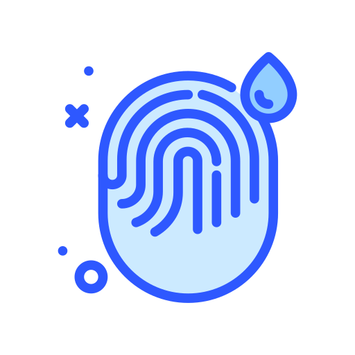 Fingerprint Darius Dan Blue icon