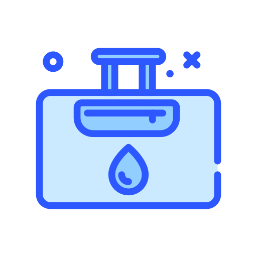 Suitcase Darius Dan Blue icon