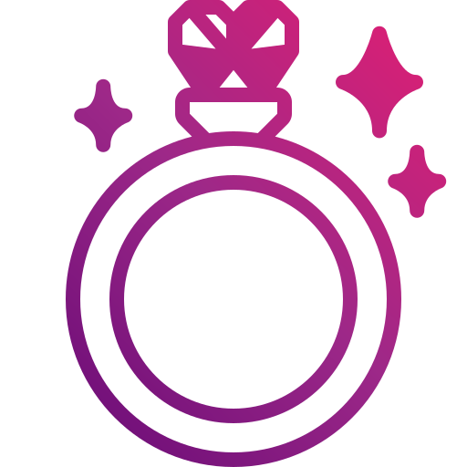 Обручальное кольцо Generic Flat Gradient иконка