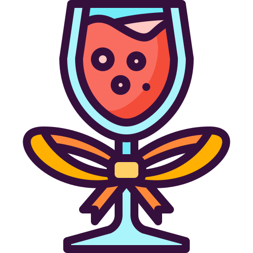 와인 잔 Generic Outline Color icon