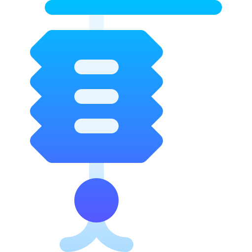 Бумажный фонарь Basic Gradient Gradient иконка