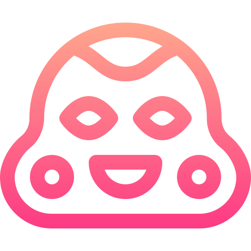 máscara Basic Gradient Lineal color icono