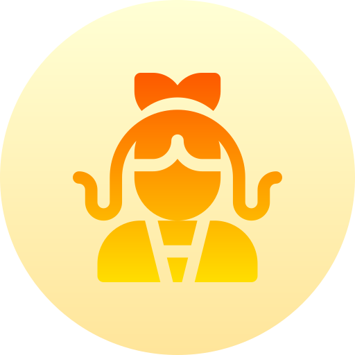 女神 Basic Gradient Circular icon