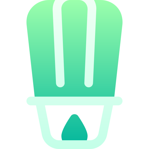 latający lampion Basic Gradient Gradient ikona