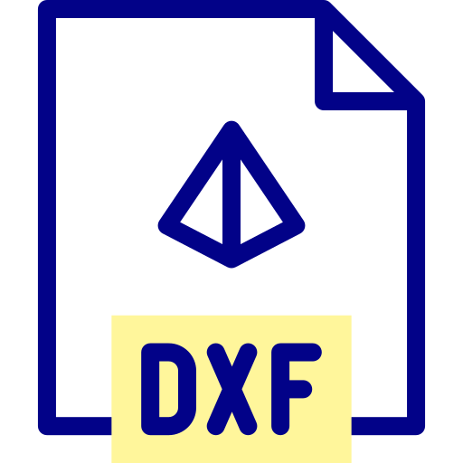 dxf Detailed Mixed Lineal color иконка