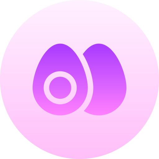 卵 Basic Gradient Circular icon