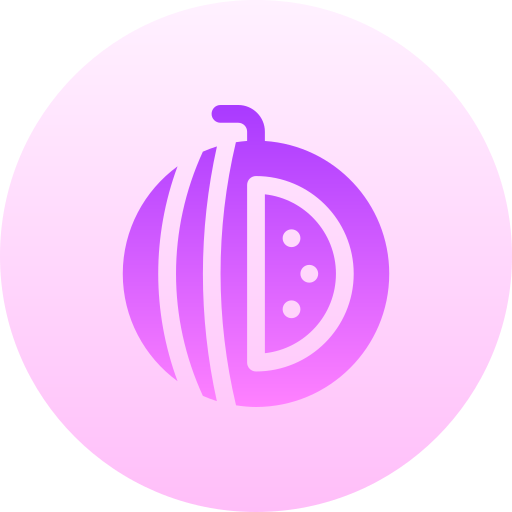 수박 Basic Gradient Circular icon