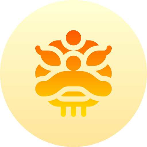 獅子舞 Basic Gradient Circular icon