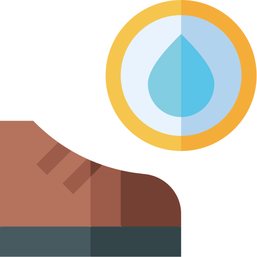 Waterproof Basic Straight Flat icon