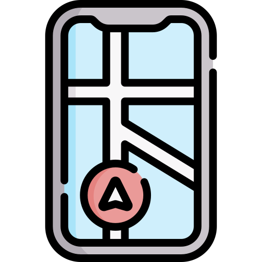 geographisches positionierungs system Special Lineal color icon