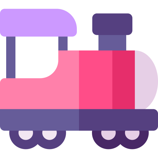 tren Basic Rounded Flat icono