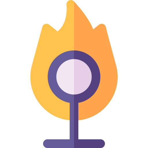 Fire Basic Rounded Flat icon
