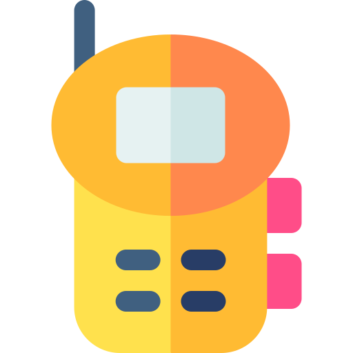 walkie-talkie Basic Rounded Flat icon