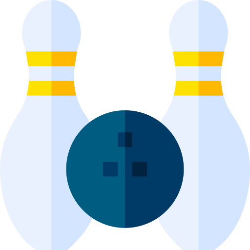 bowling Basic Straight Flat icon