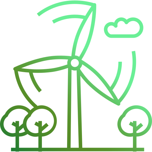 windenergie Generic Gradient icoon
