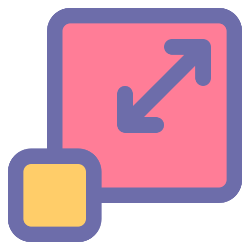 Scale Generic Outline Color icon
