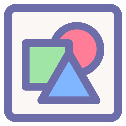 Shape Generic Outline Color icon