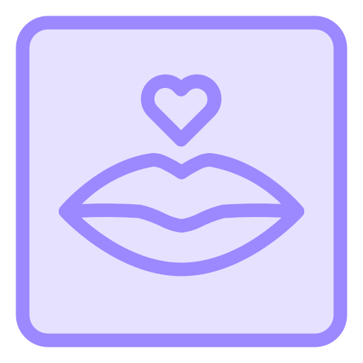 lippen Generic Outline Color icon