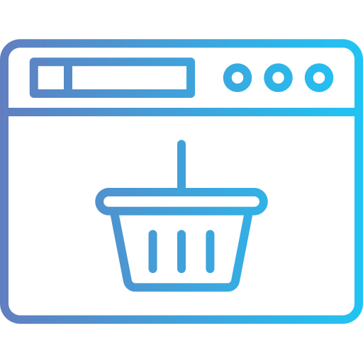 las compras en línea Generic Gradient icono