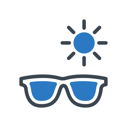 Sunglasses Generic Blue icon