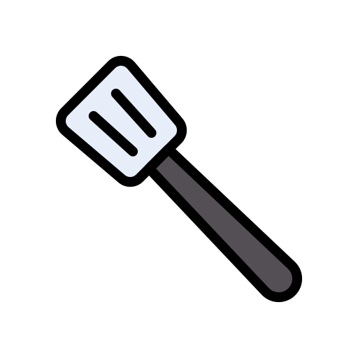 Spoon Vector Stall Lineal Color icon