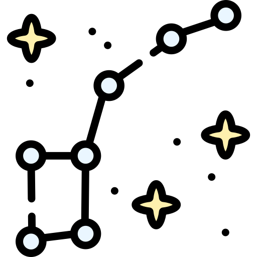 constelación Special Lineal color icono