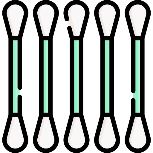 Cotton bud Special Lineal color icon